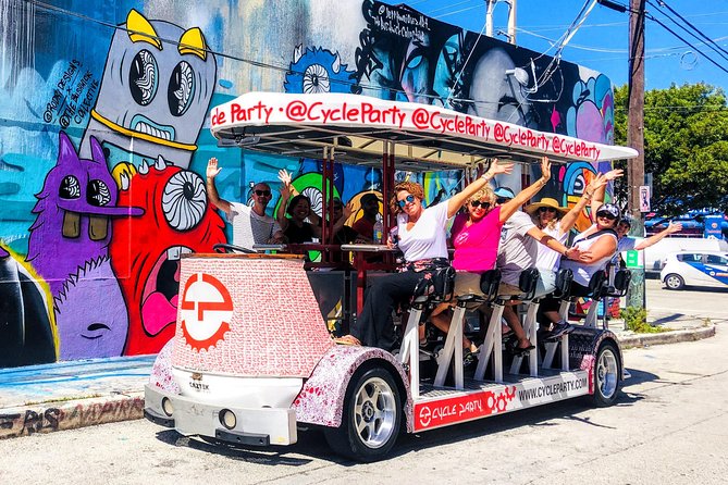 Wynwood Graffiti InstaTour on a Party Bike - The 15-person pedal bike: timing, effort, and why it matters