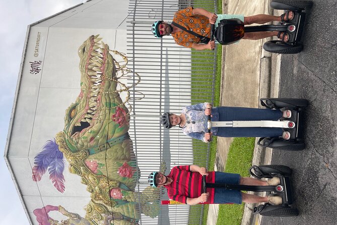 Wynwood Segway Tours Miami: 4-Mile Art & Murals Tour - Stop 1: Wynwood Walls murals at full attention
